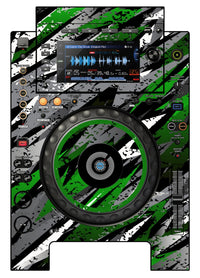 Pioneer DJ CDJ 900 NEXUS Skin Sparkasm Green