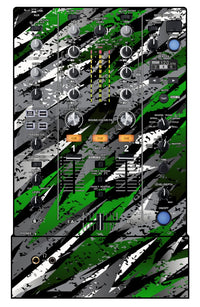 Pioneer DJ DJM 450 Skin Sparkasm Green