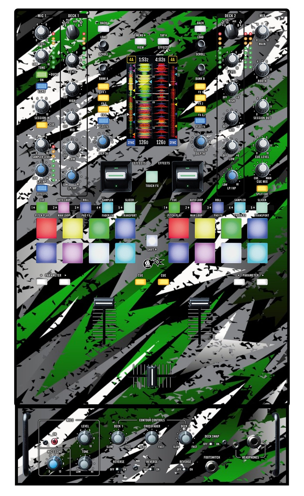 Rane 72 Skin Sparkasm Green