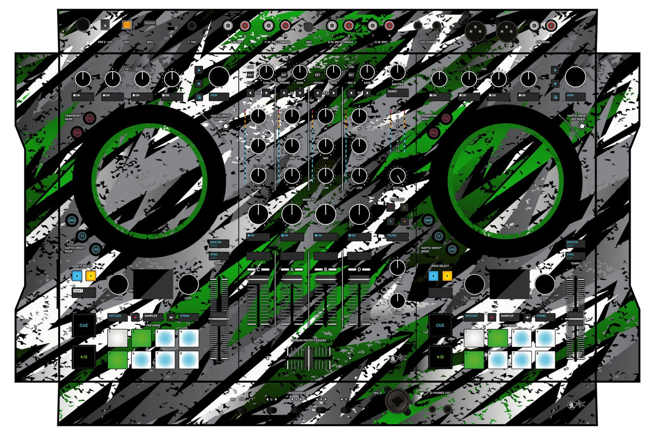 Native Instruments S4 MK3 Skin Sparkasm Green