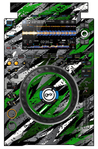 Pioneer DJ CDJ 3000 Skin Sparkasm Green