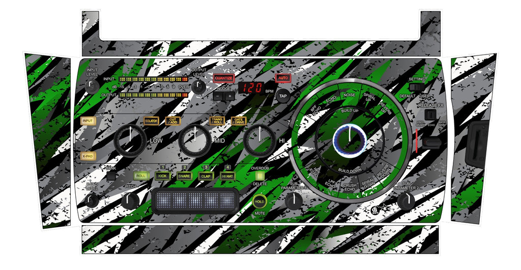 Pioneer DJ RMX 1000 Skin Sparkasm Green