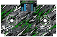 Denon DJ PRIME 4 Skin Sparkasm Green