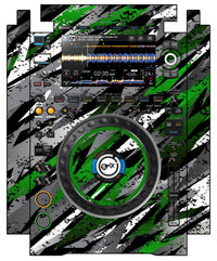 Pioneer DJ CDJ 3000 incl. SIDES Skin Sparkasm Green