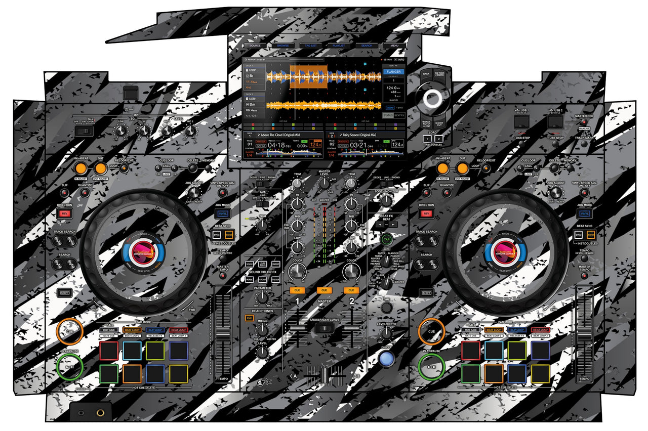 Pioneer DJ XDJ RX 3 Skin Sparkasm Grey