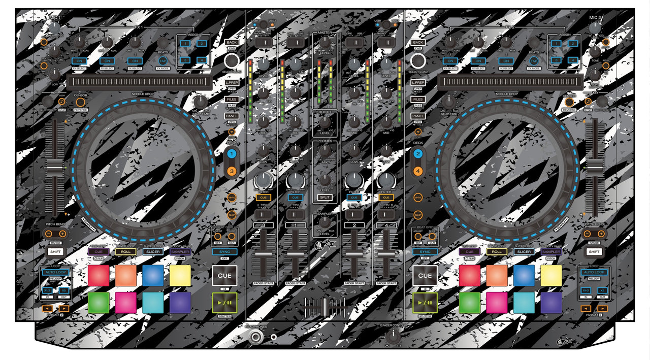 Denon DJ MC 7000 Skin Sparkasm Grey