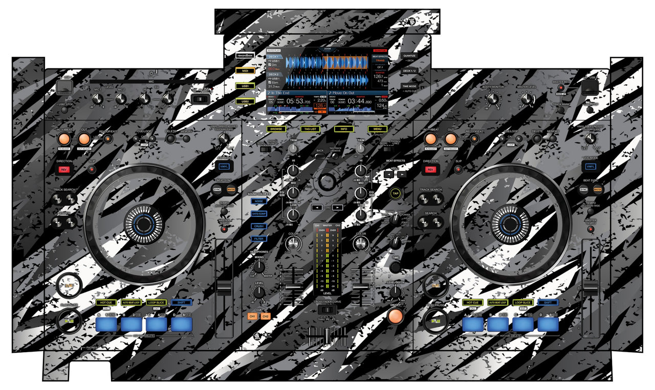 Pioneer DJ XDJ RX Skin Sparkasm Grey