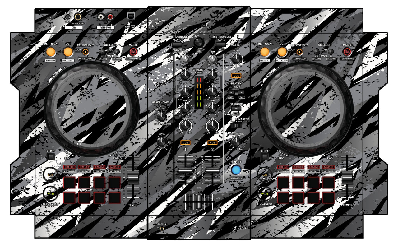 Pioneer DJ DDJ 400 Skin Sparkasm Grey