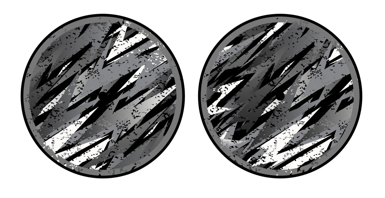 Universal Vinyl Labelsticker (12.5 cm - LARGE) Skin Sparkasm Grey