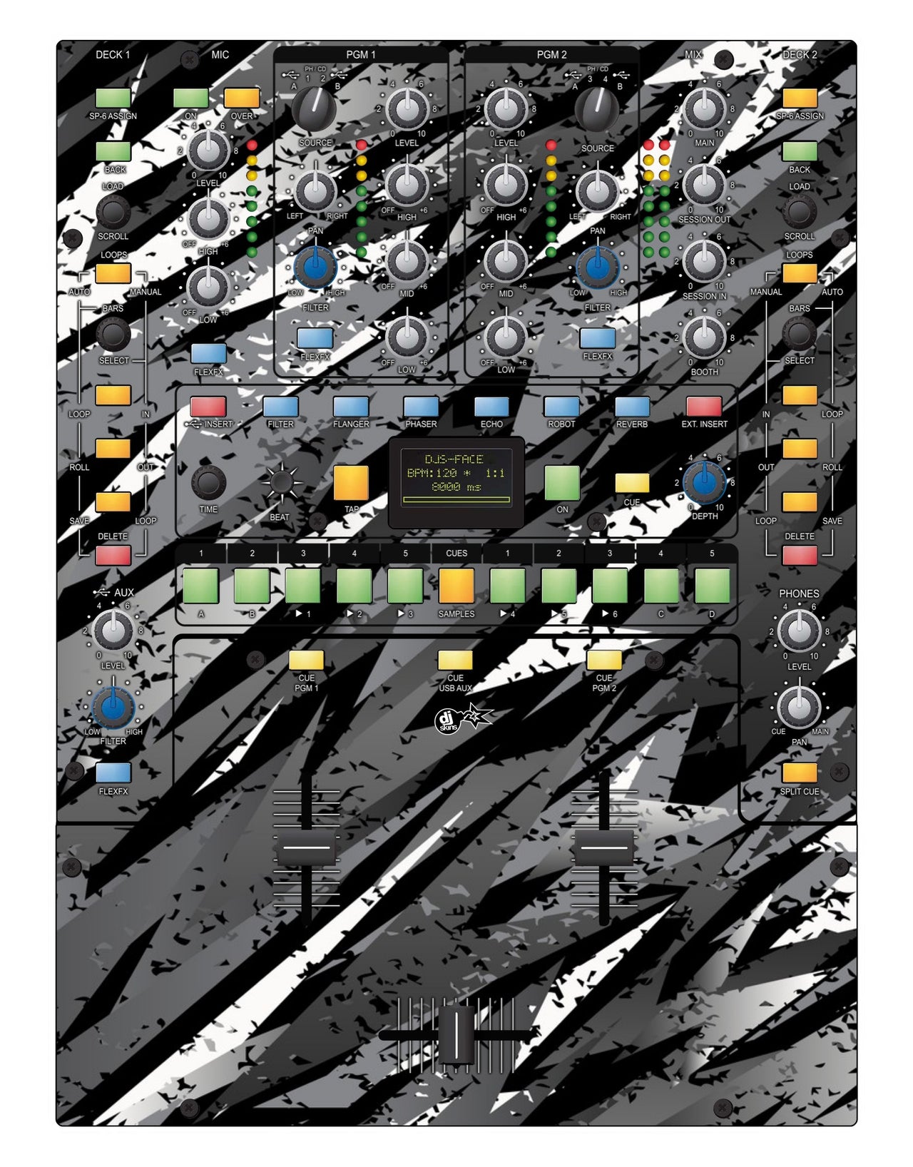 Rane 62 Skin Sparkasm Grey