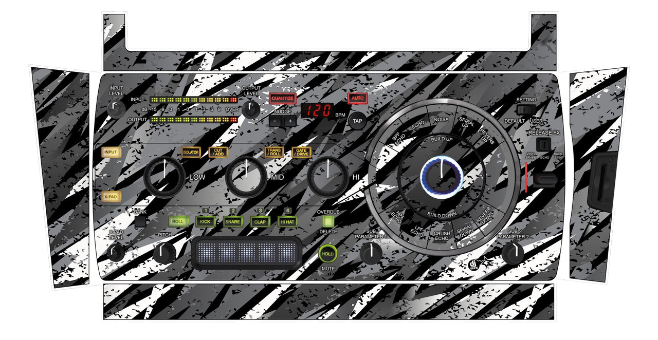 Pioneer DJ RMX 1000 Skin Sparkasm Grey