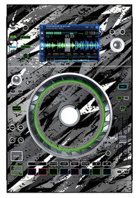 Denon DJ SC 5000 Skin Sparkasm Grey