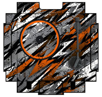 Numark PT 01 incl. Sides Skin Sparkasm Orange