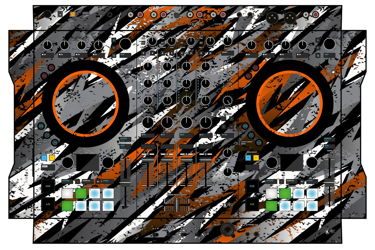 Native Instruments S4 MK3 Skin Sparkasm Orange