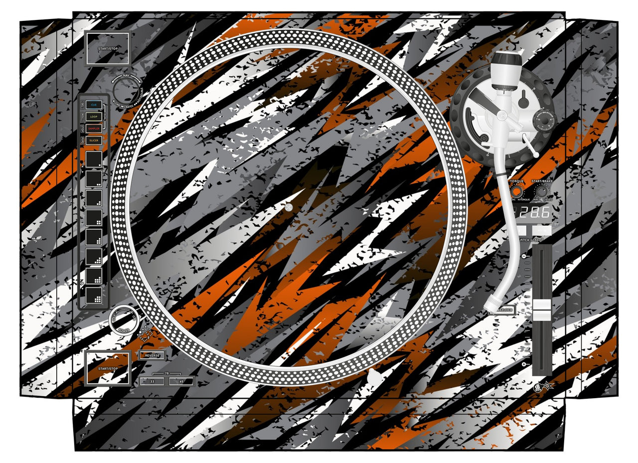 Reloop RP 8000 Skin Sparkasm Orange