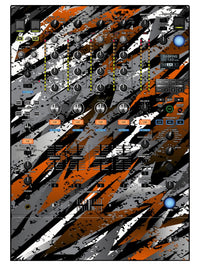 Pioneer DJ DJM 900 NEXUS 2 Skin Sparkasm Orange