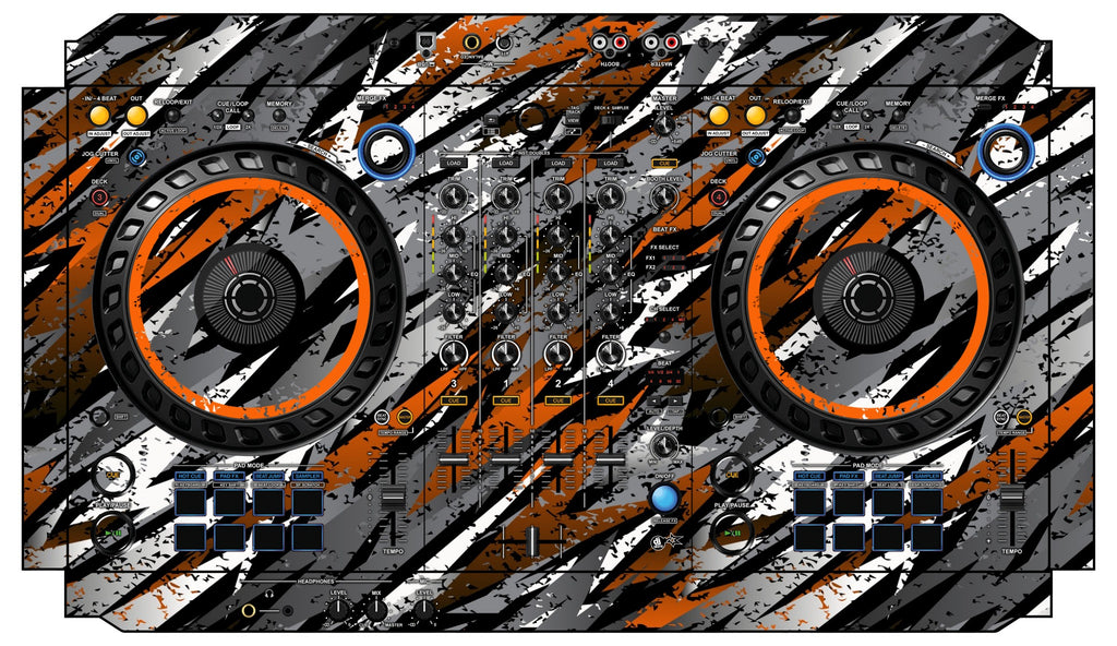 Pioneer DJ DDJ FLX6 Skin Sparkasm Orange