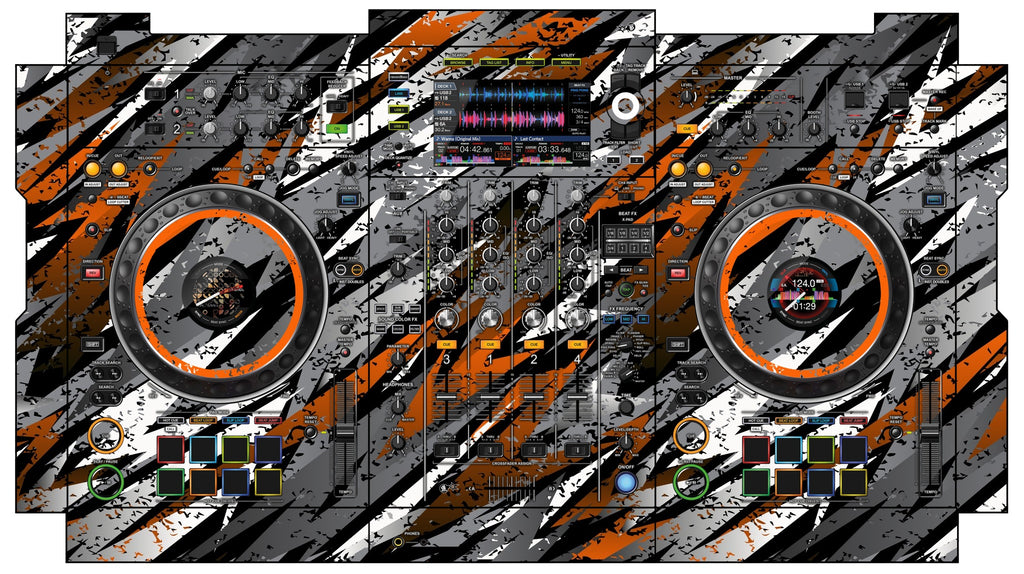 Pioneer DJ XDJ XZ Skin Sparkasm Orange