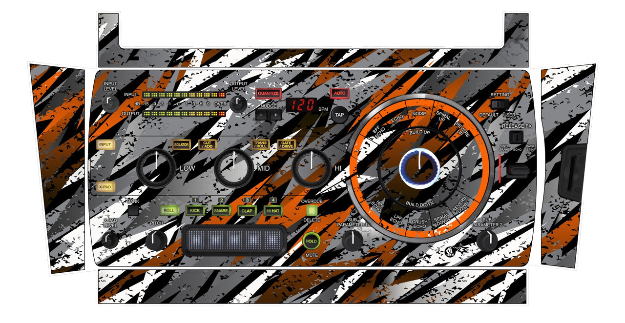 Pioneer DJ RMX 1000 Skin Sparkasm Orange