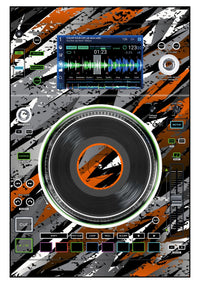Denon DJ SC 5000 M Skin Sparkasm Orange
