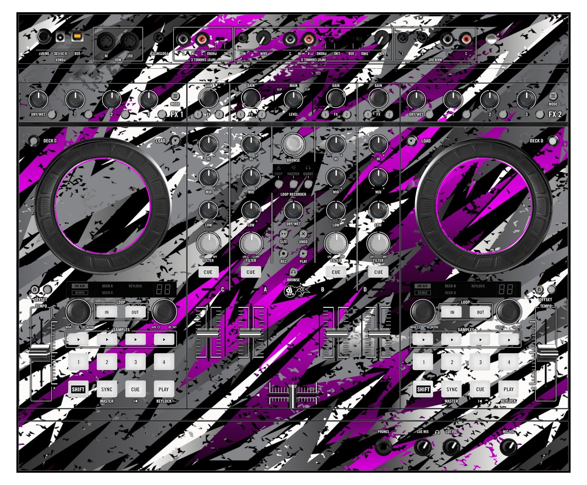 Native Instruments S4 MK1 Skin Sparkasm Pink