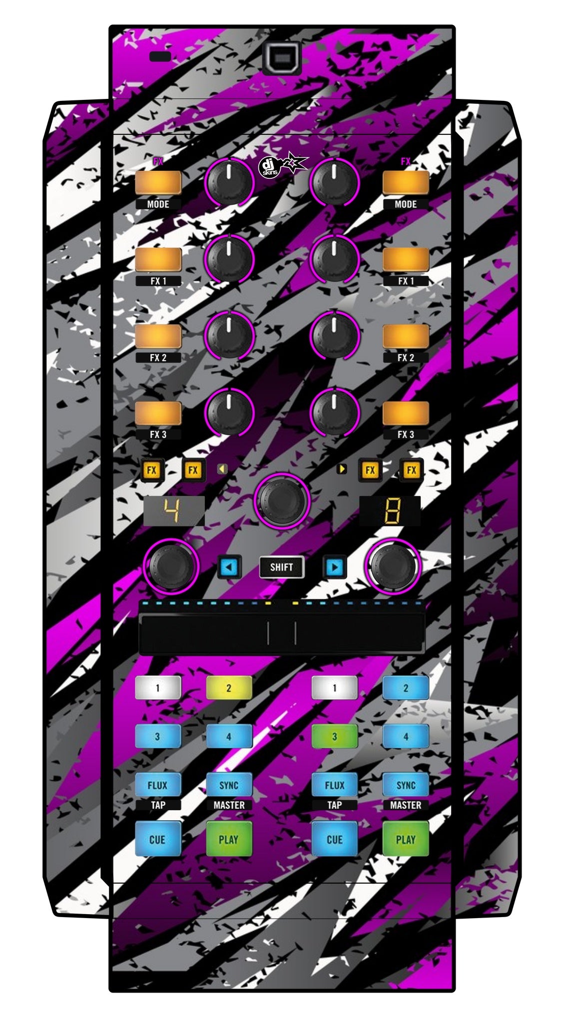 Native Instruments X1 MK2 Skin Sparkasm Pink