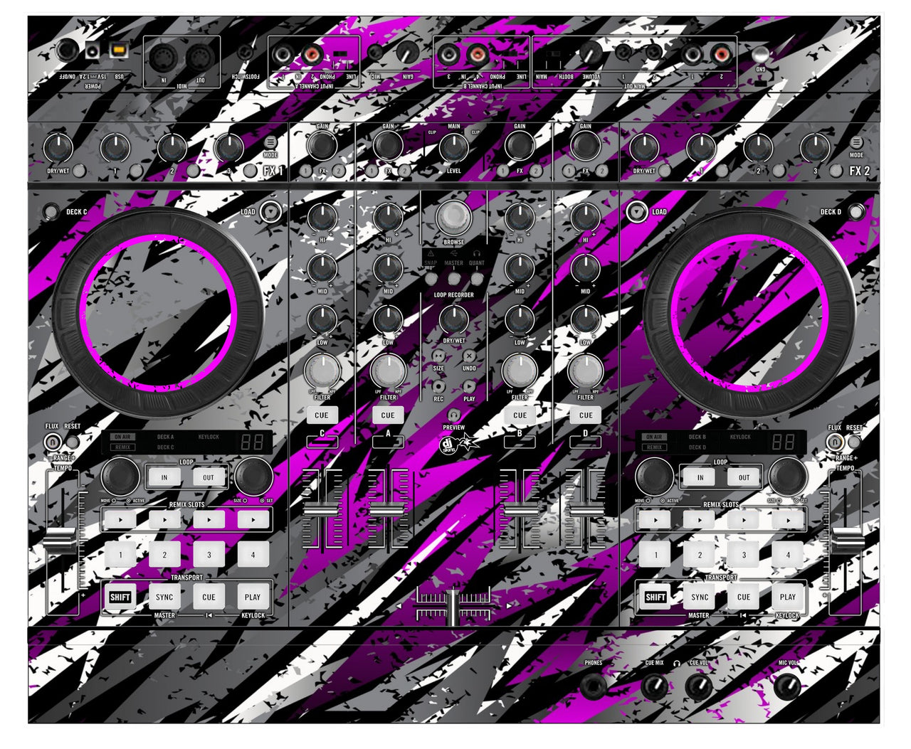 Native Instruments S4 MK2 Skin Sparkasm Pink