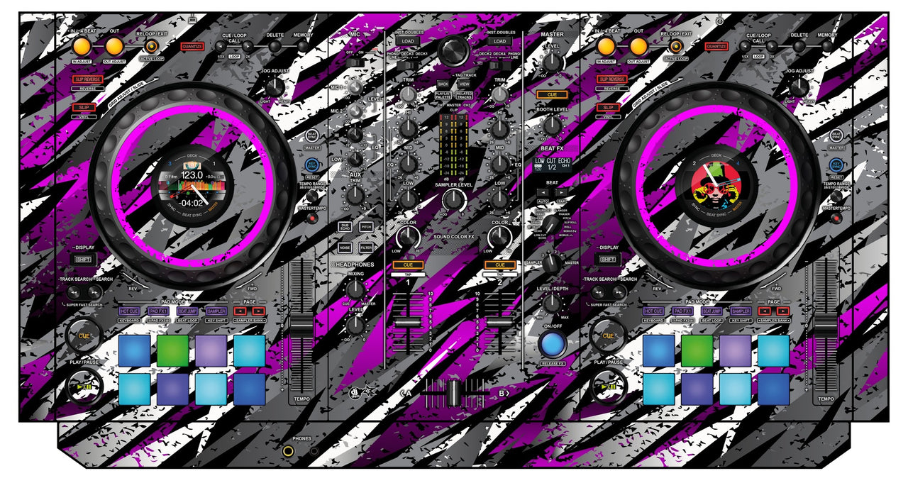 Pioneer DJ DDJ 800 Skin Sparkasm Pink