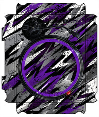 Technics 1200 / 1210 MK7 VERTICAL Skin Sparkasm Purple