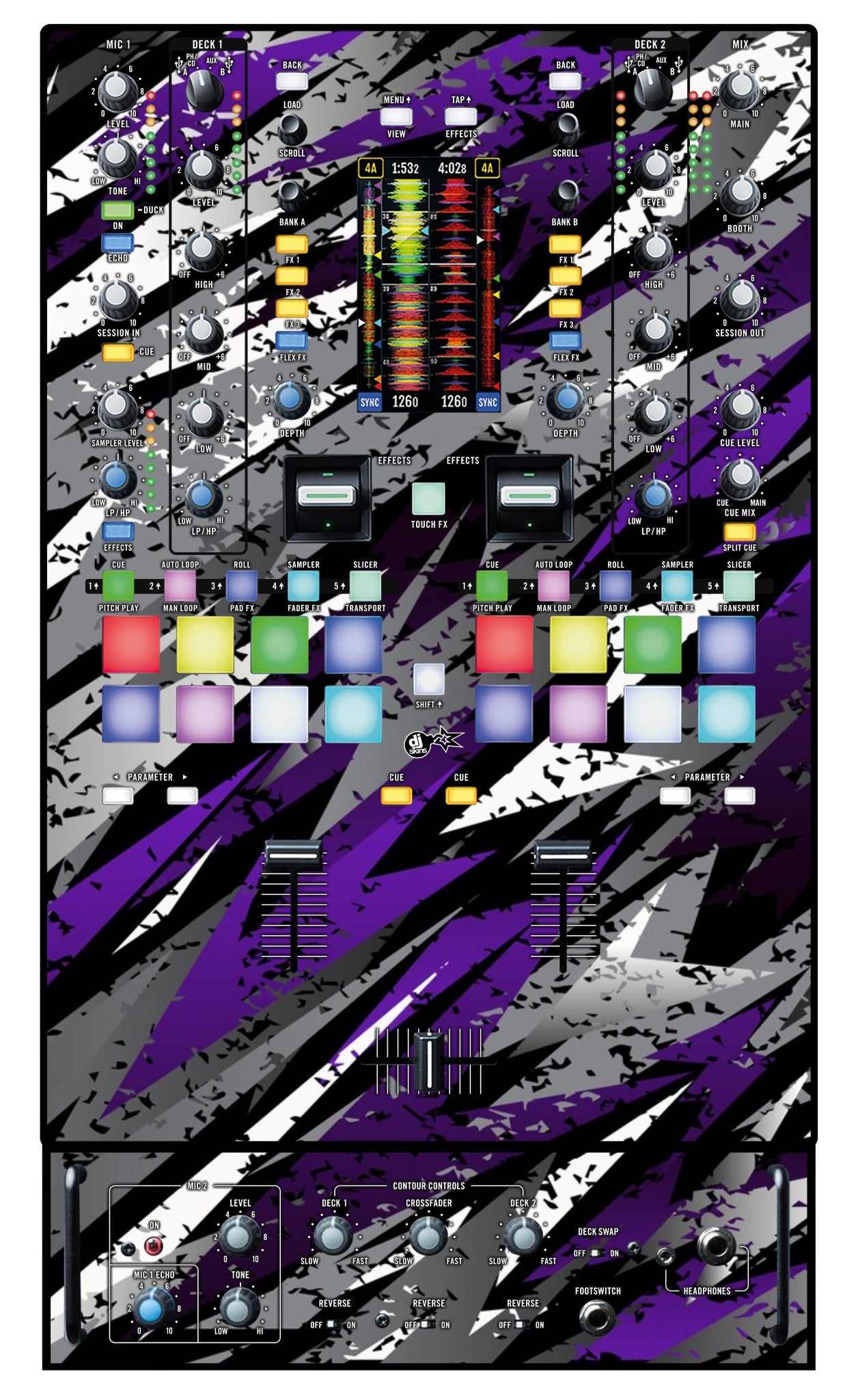 Rane 72 Skin Sparkasm Purple