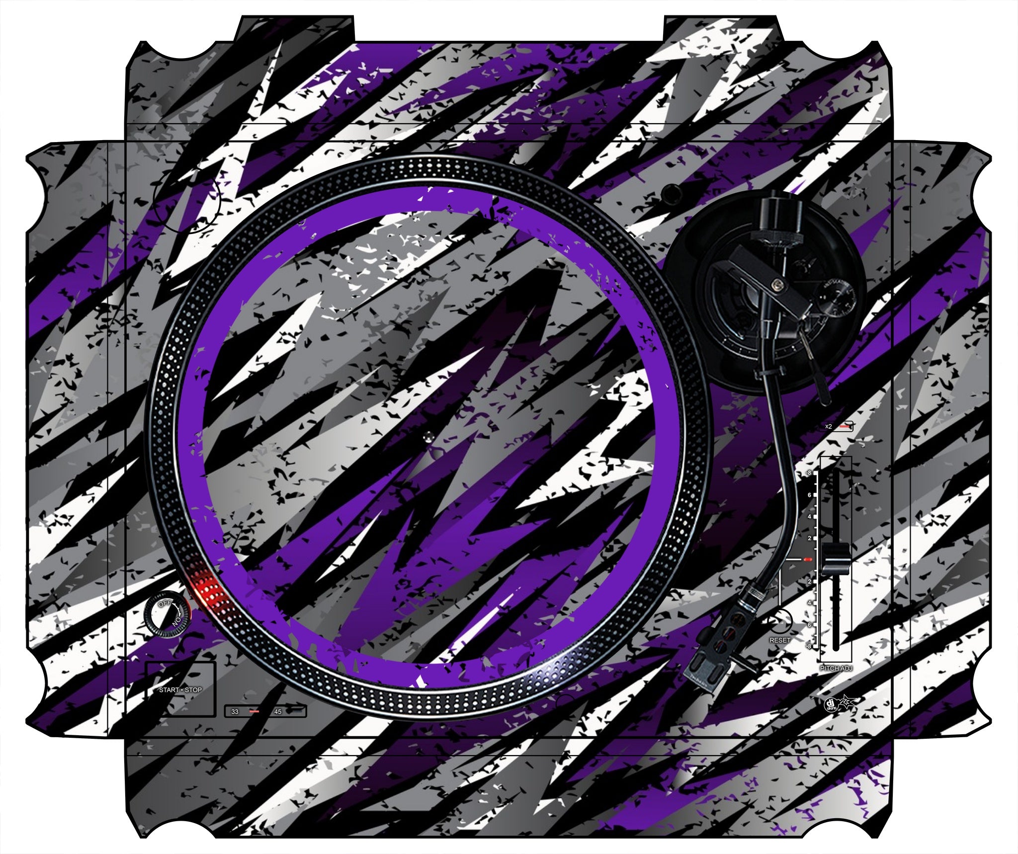 Technics 1200 / 1210 MK7 Skin Sparkasm Purple