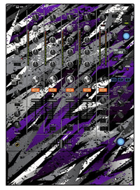 Pioneer DJ DJM 750 MK2 Skin Sparkasm Purple