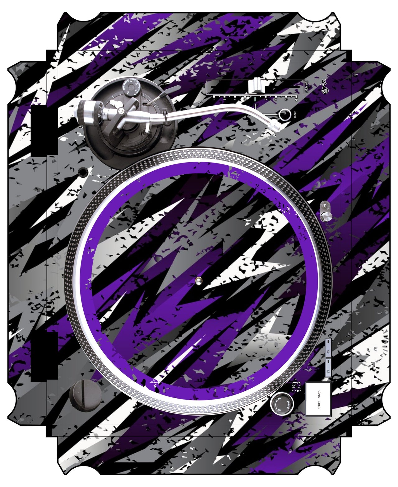 Technics 1200 / 1210 MK5 VERTICAL Skin Sparkasm Purple