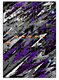 Pioneer DJ DJM 900 NEXUS 2 Skin Sparkasm Purple