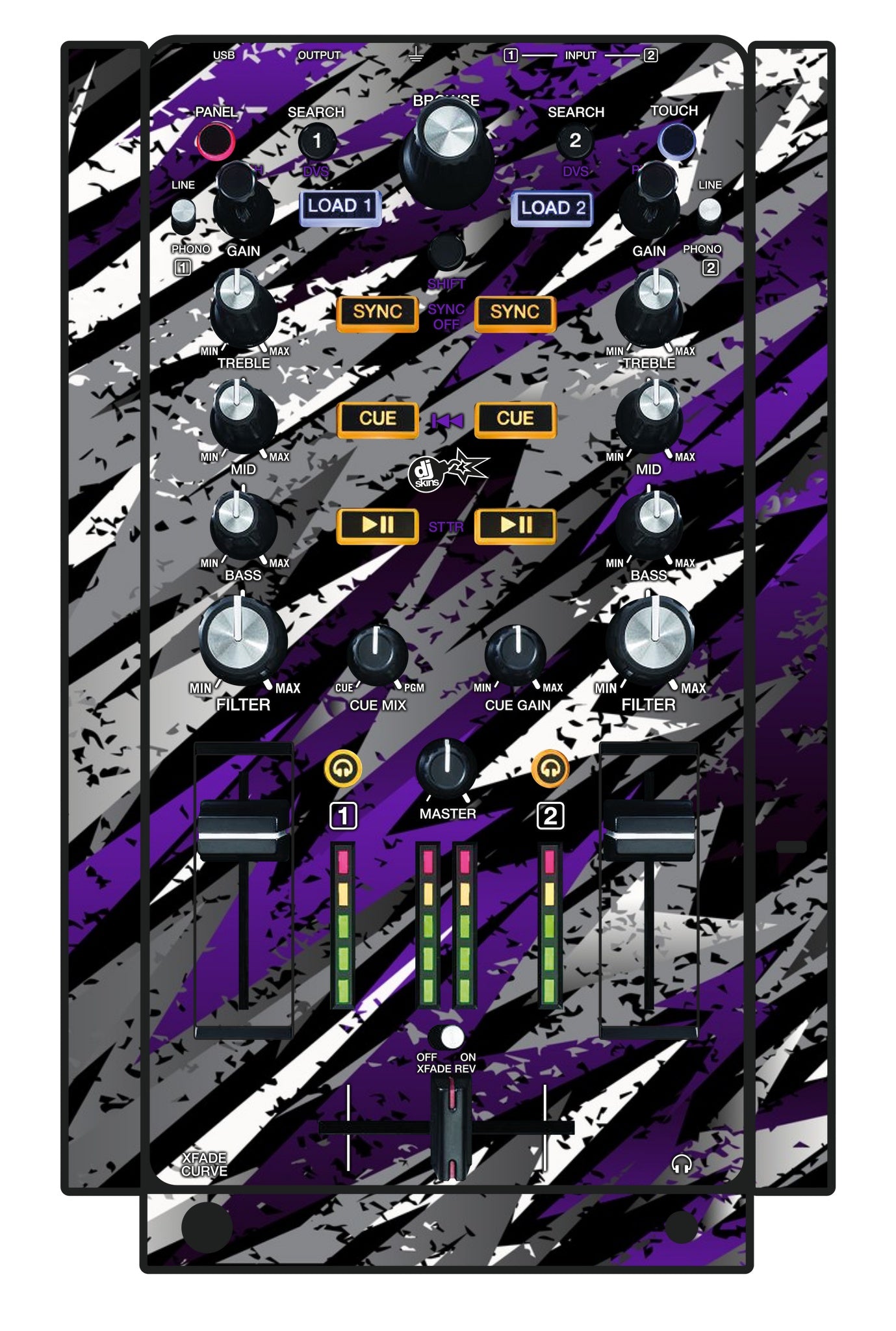 Akai Pro AMX Skin Sparkasm Purple