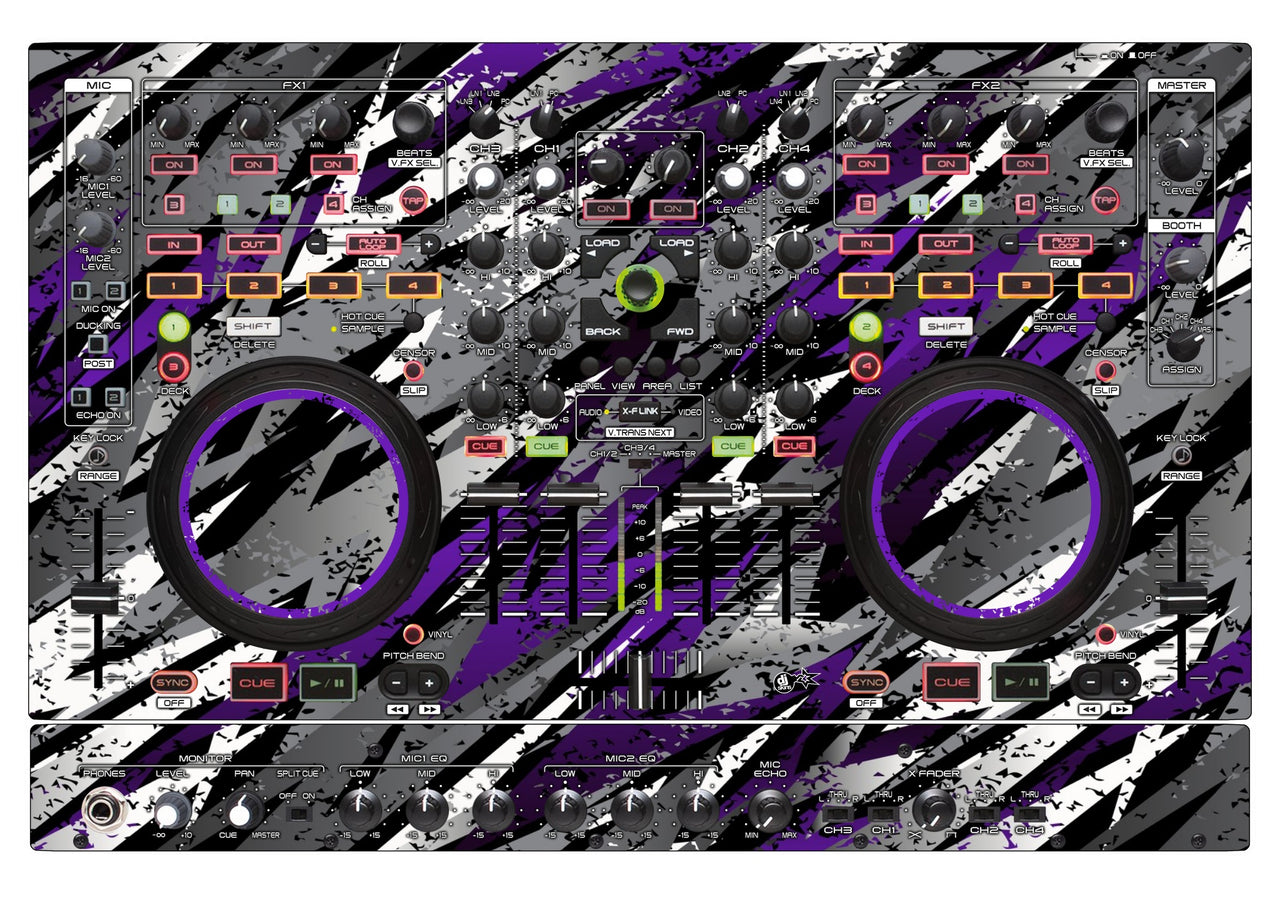 Denon DJ MC 6000 MK2 Skin Sparkasm Purple