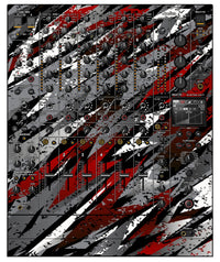 Pioneer DJ DJM V10 LF Skin Sparkasm Red