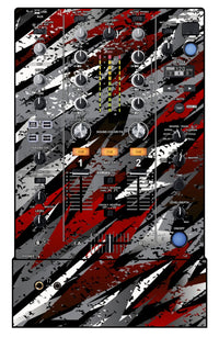 Pioneer DJ DJM 450 Skin Sparkasm Red