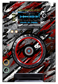 Pioneer DJ CDJ 2000 Skin Sparkasm Red