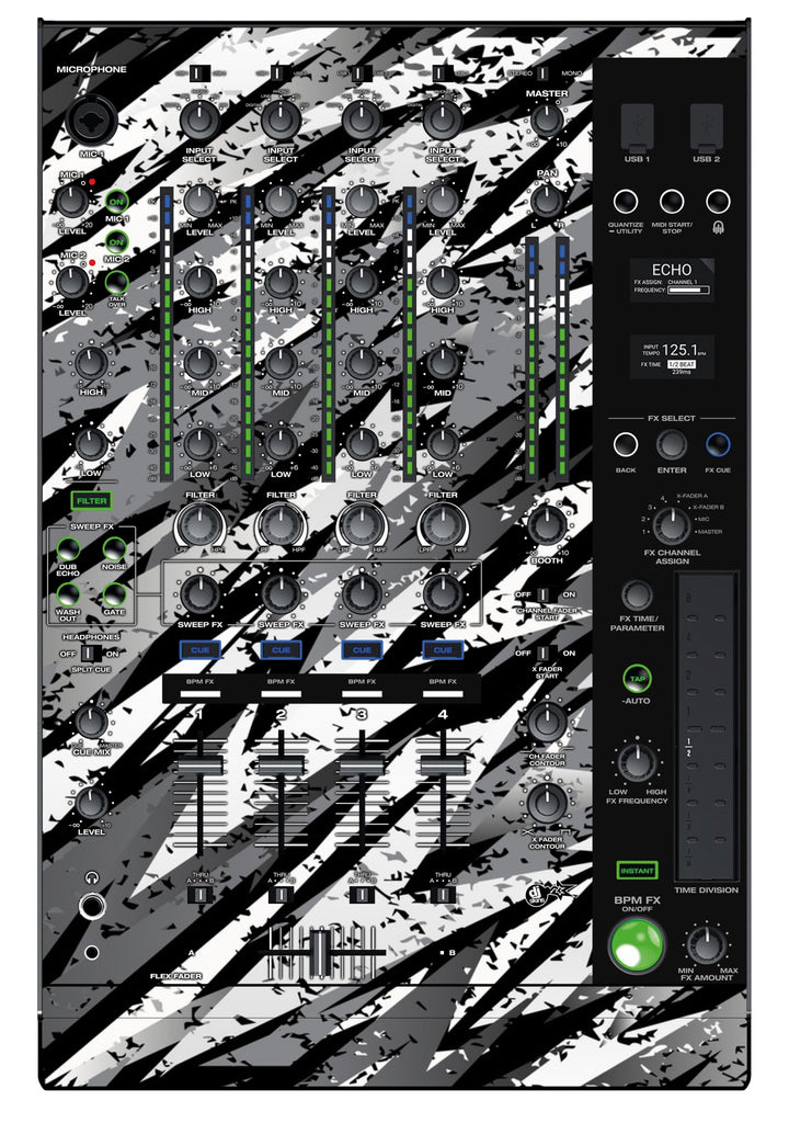 Denon DJ X 1850 Skin Sparkasm White