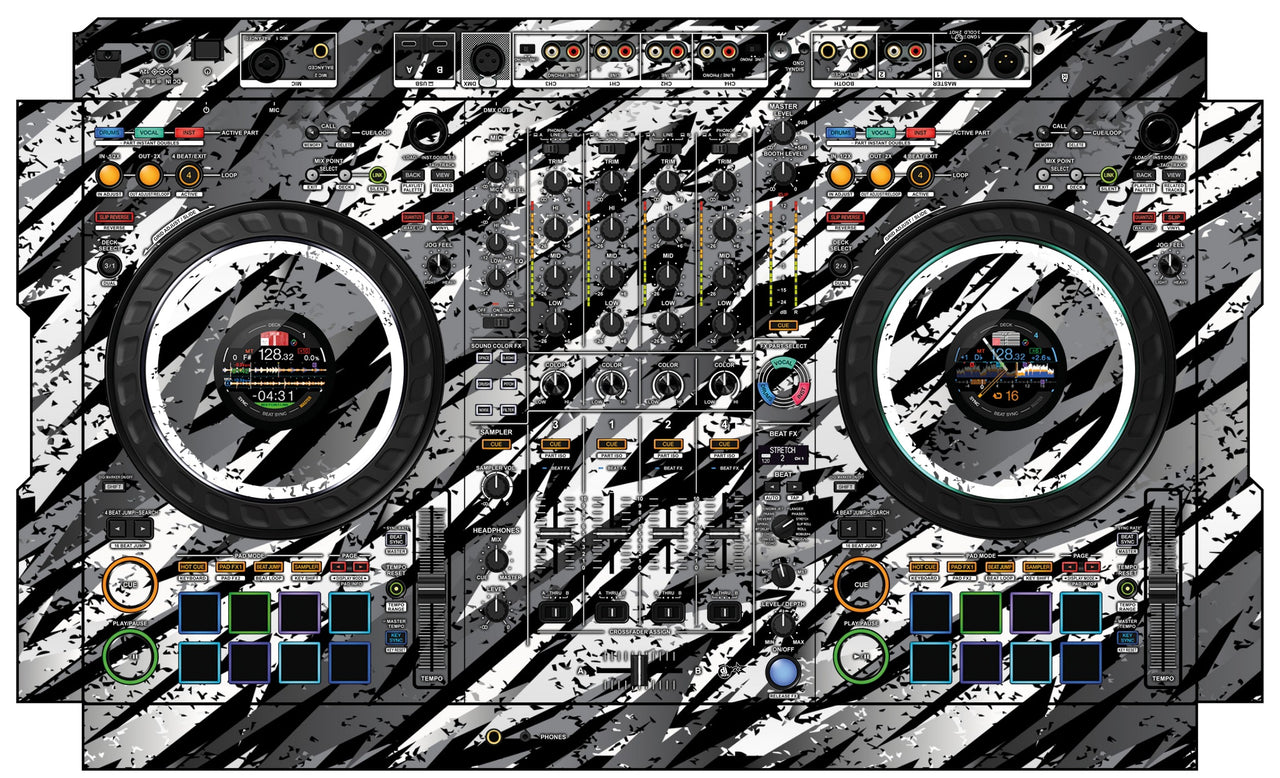 Pioneer DJ DDJ FLX10 Skin Sparkasm White