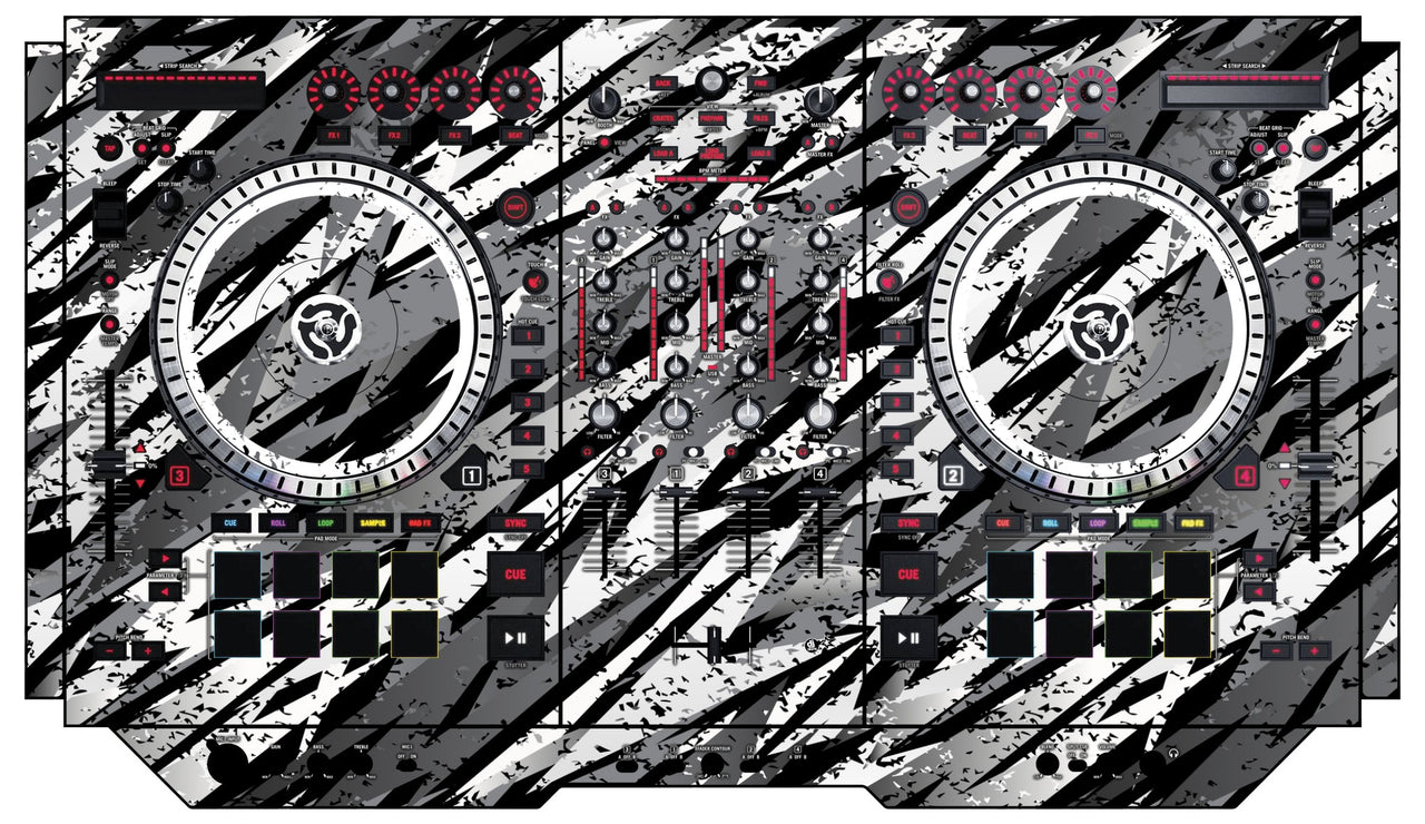Numark NS 7 II Skin Sparkasm White