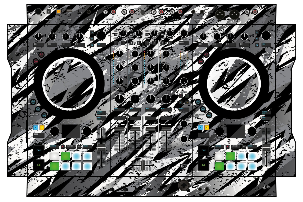 Native Instruments S4 MK3 Skin Sparkasm White