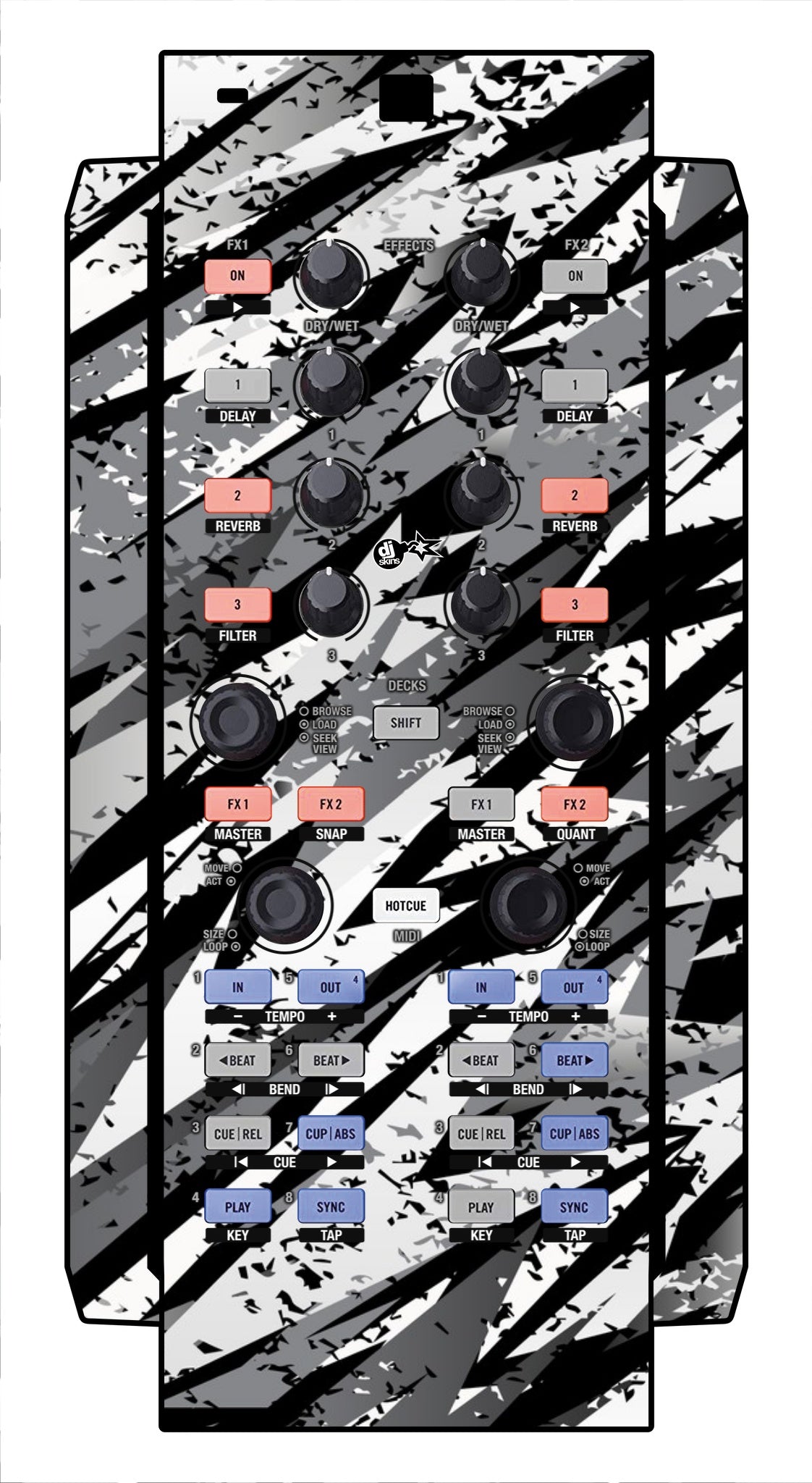 Native Instruments X1 Skin Sparkasm White