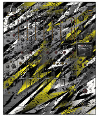 Pioneer DJ DJM V10 LF Skin Sparkasm Yellow