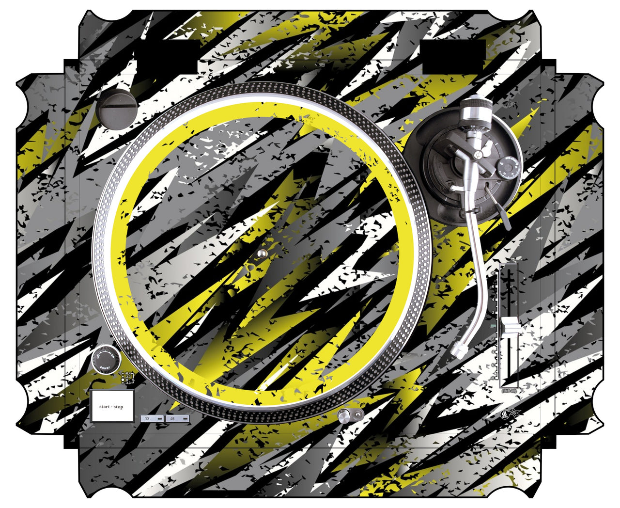 Technics 1200 / 1210 MK2 Skin Sparkasm Yellow