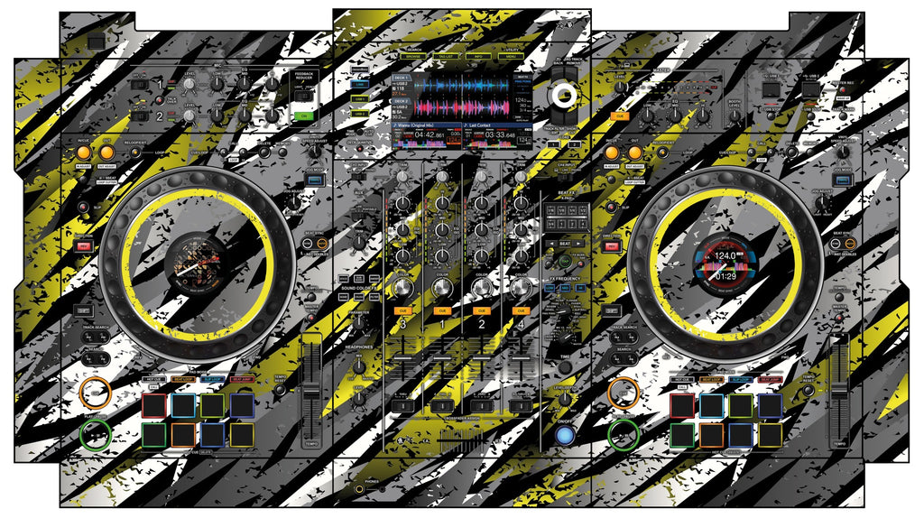 Pioneer DJ XDJ XZ Skin Sparkasm Yellow