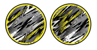Universal Vinyl Labelsticker (12.5 cm - LARGE) Skin Sparkasm Yellow