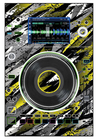 Denon DJ SC 5000 M Skin Sparkasm Yellow