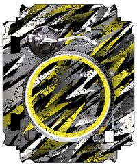 Technics 1200 / 1210 MK2 VERTICAL Skin Sparkasm Yellow